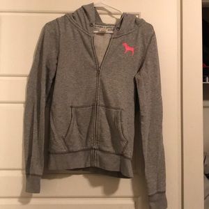 Victoria secret PINK zip up hoodie